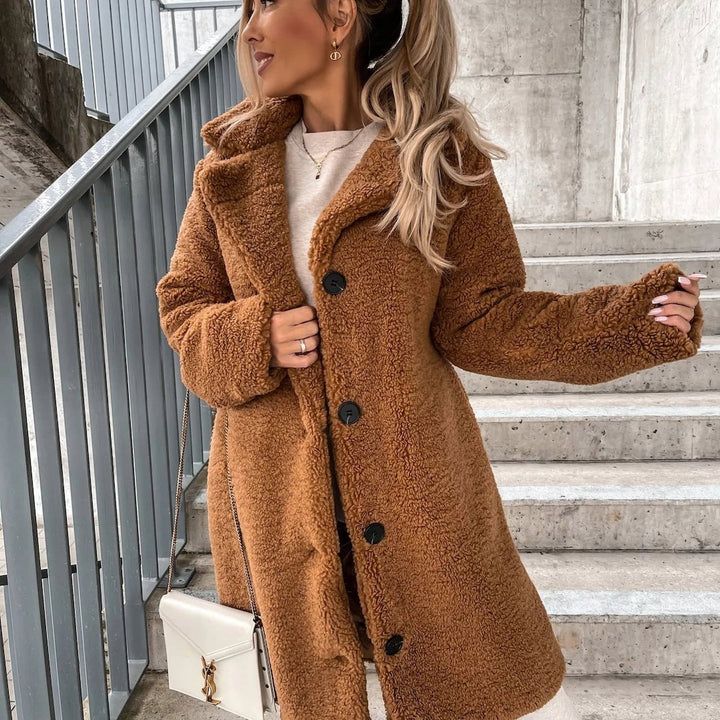 Katrine | Teddy Frakke Dame Oversized Lang