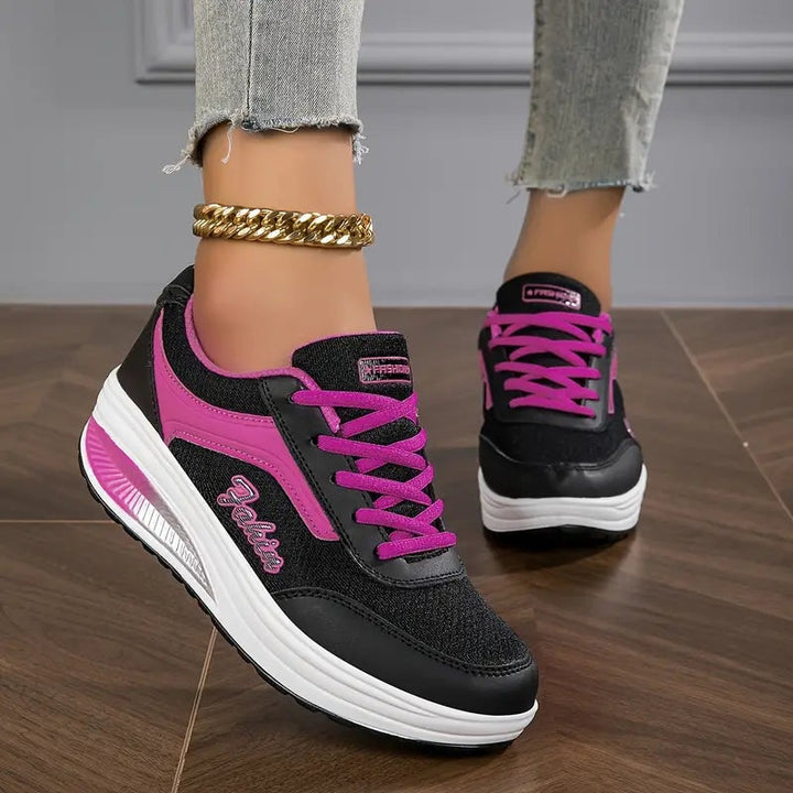 Kirsten | Sneakers Dame Oxford Platform Snøresko