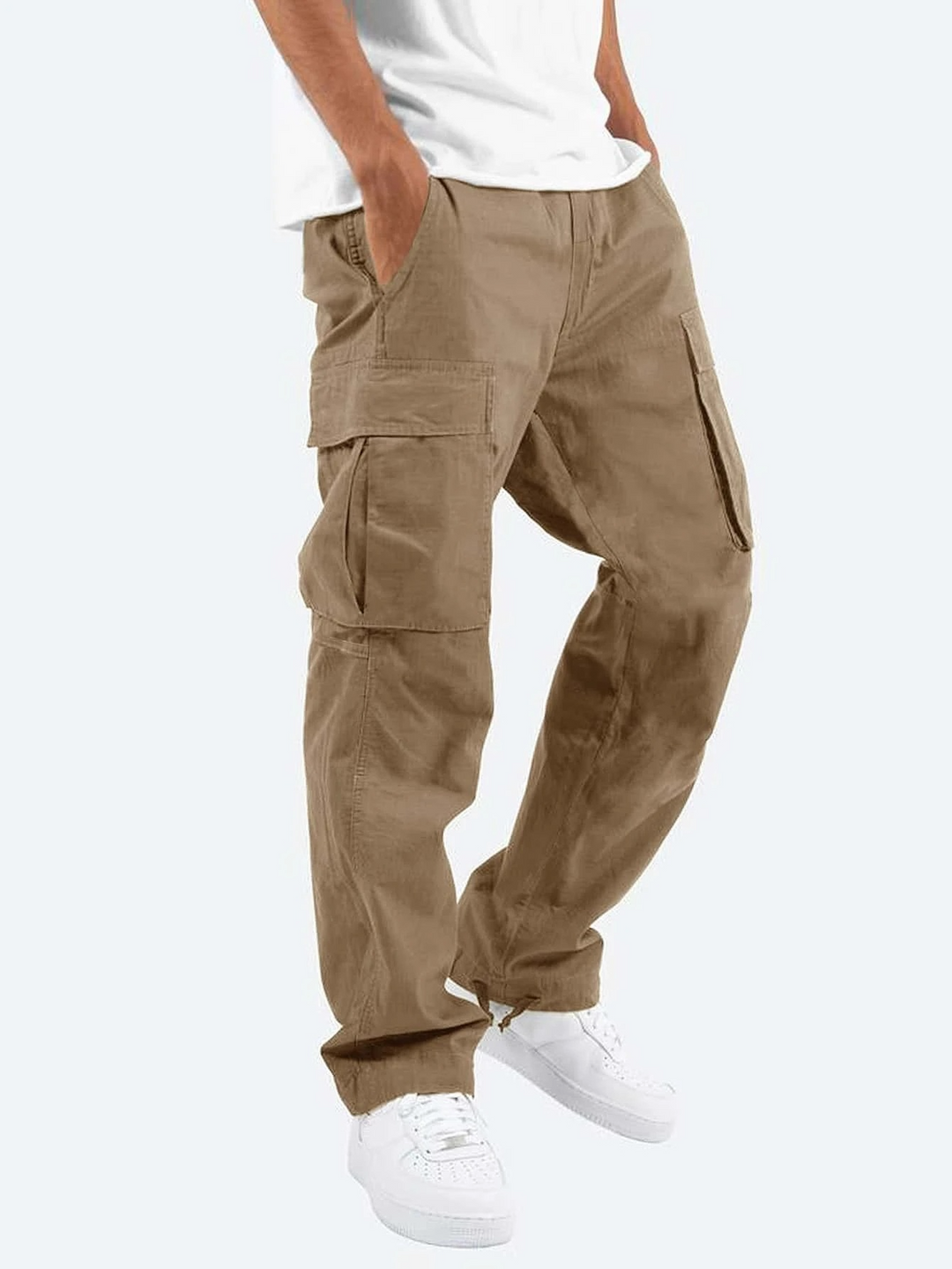 Lars | Cargo Bukser Herre Relaxed Fit Multi-Lommer