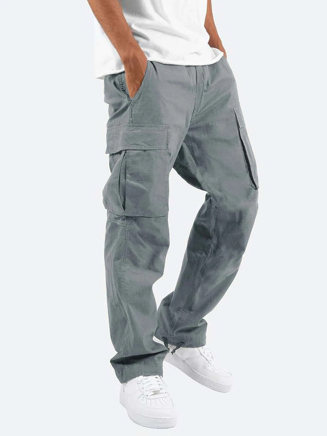 Lars | Cargo Bukser Herre Relaxed Fit Multi-Lommer