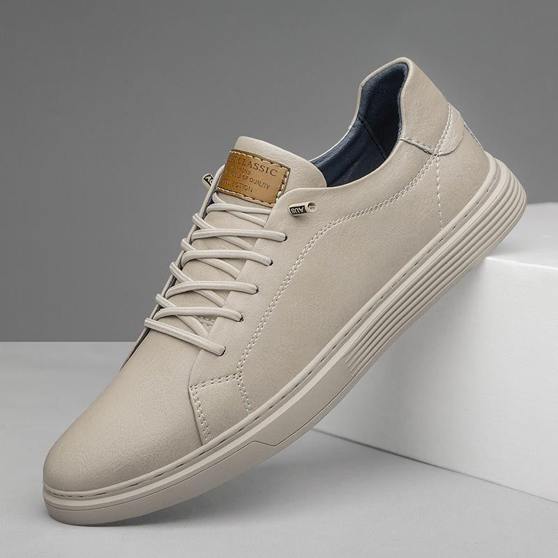 Lars | Sneakers i Læder Herre Snørebånd Hverdagssko