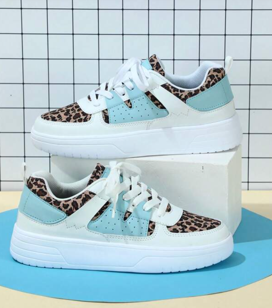 Laura | Sneakers Dame Plateau Snørebånd
