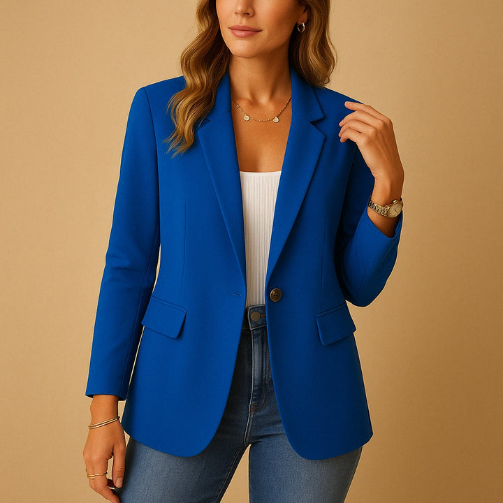 Liv | Blazer Dame Enkeltknappet Klassisk Snit
