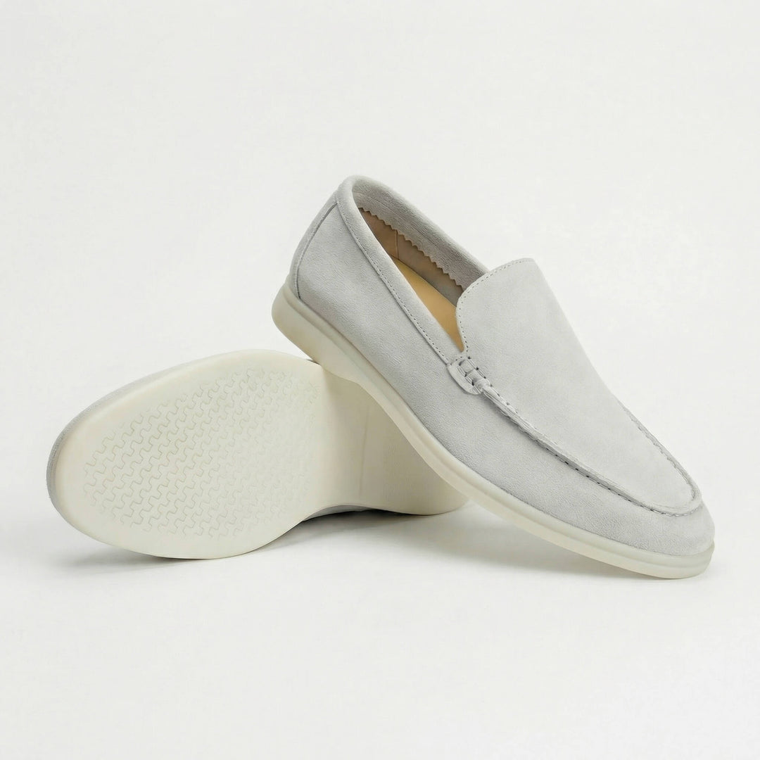 Mads | Loafers i Ruskind Herre Let Sål Slip-on