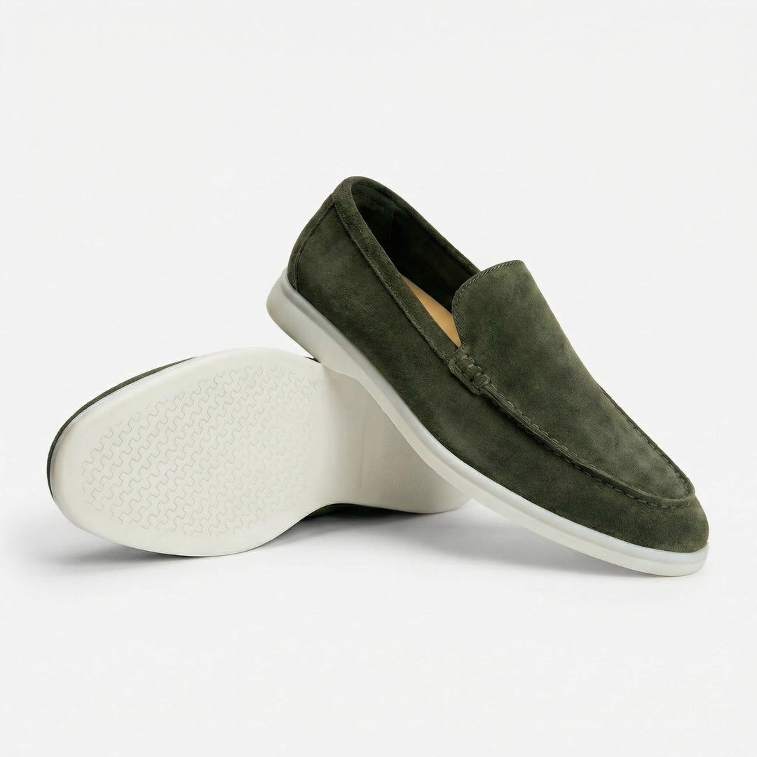 Mads | Loafers i Ruskind Herre Let Sål Slip-on