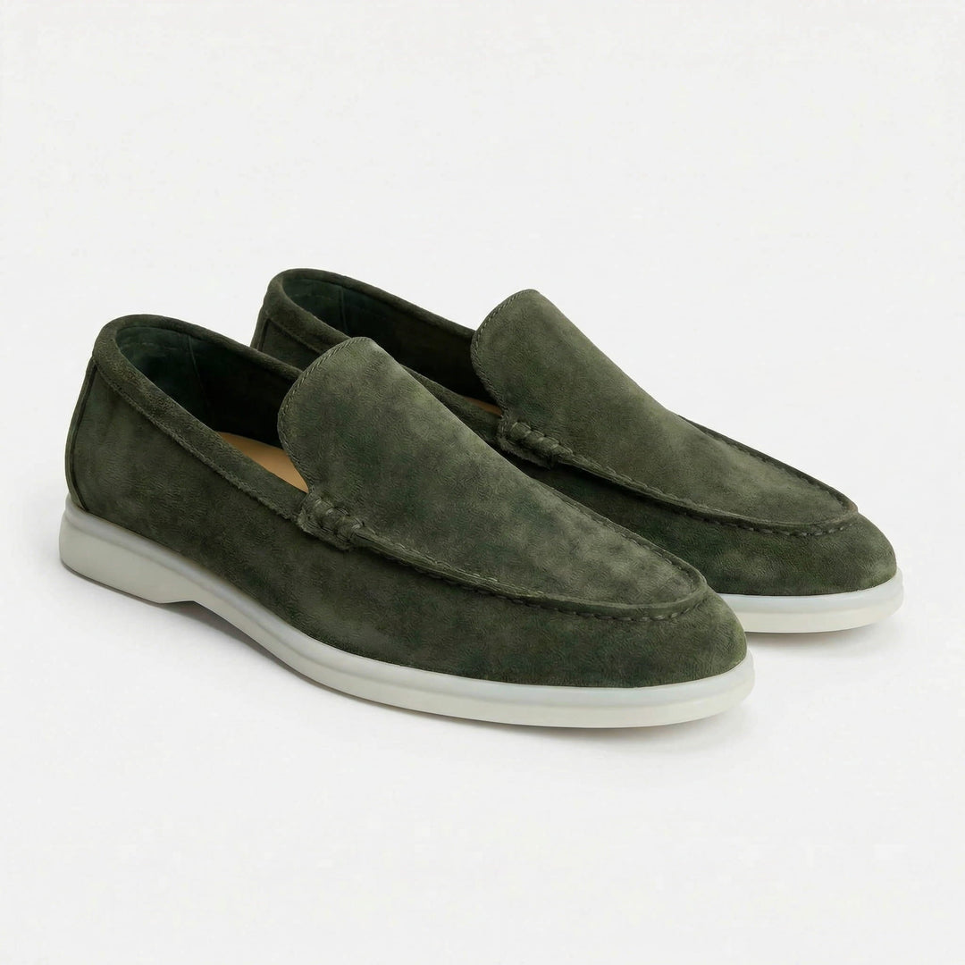 Mads | Loafers i Ruskind Herre Let Sål Slip-on
