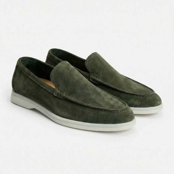 Mads | Loafers i Ruskind Herre Let Sål Slip-on