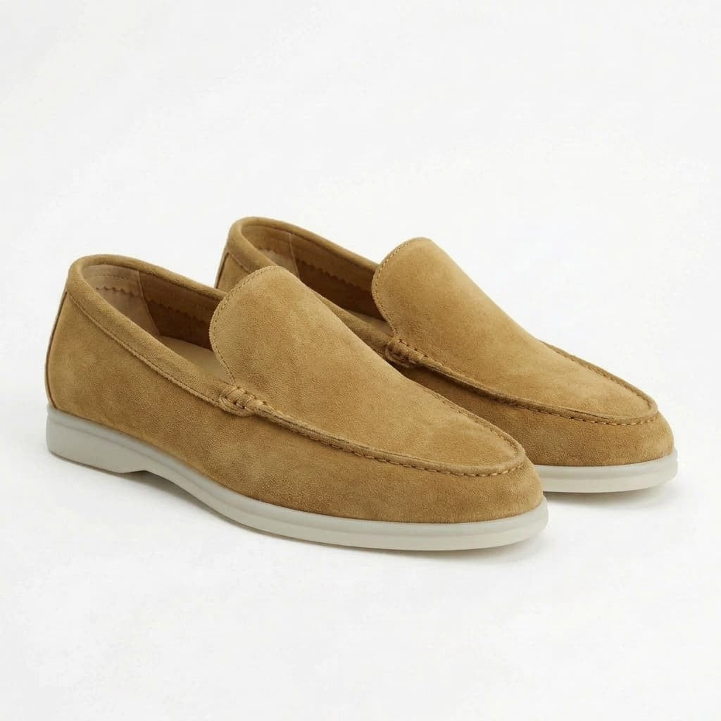 Mads | Loafers i Ruskind Herre Let Sål Slip-on