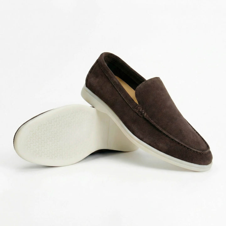 Mads | Loafers i Ruskind Herre Let Sål Slip-on