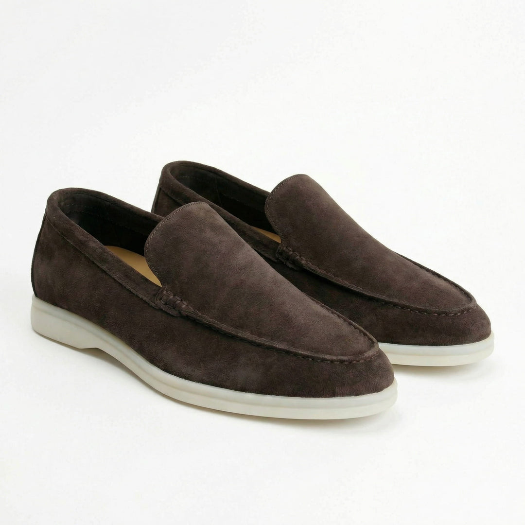 Mads | Loafers i Ruskind Herre Let Sål Slip-on