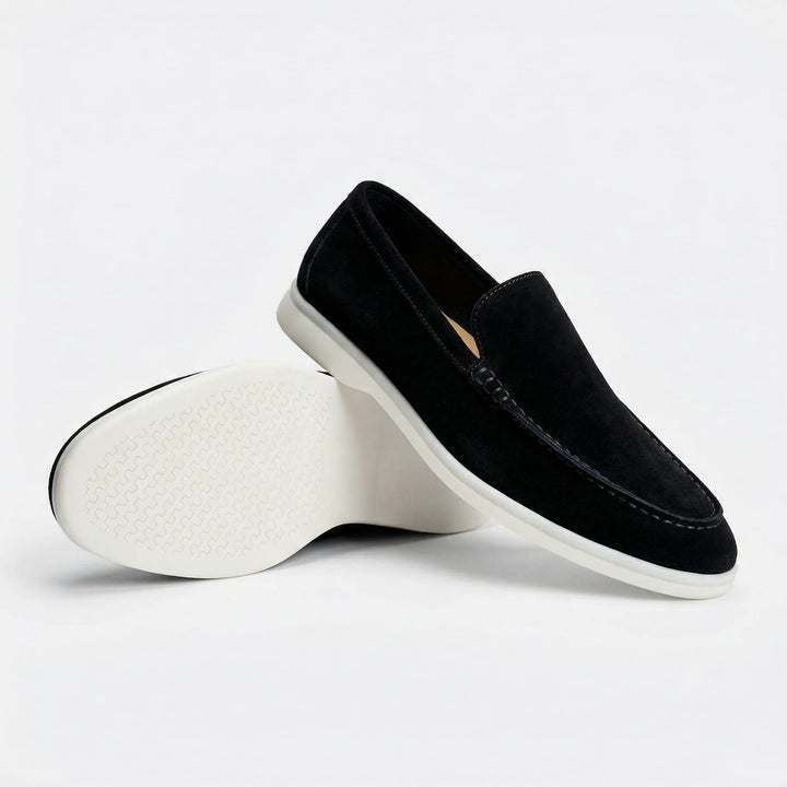 Mads | Loafers i Ruskind Herre Let Sål Slip-on