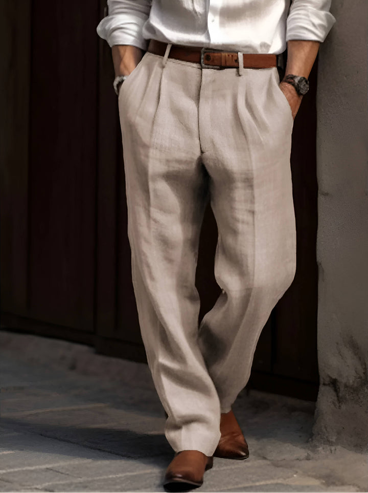 Magnus | Plisserede Bukser Herre Chinos Regular Fit