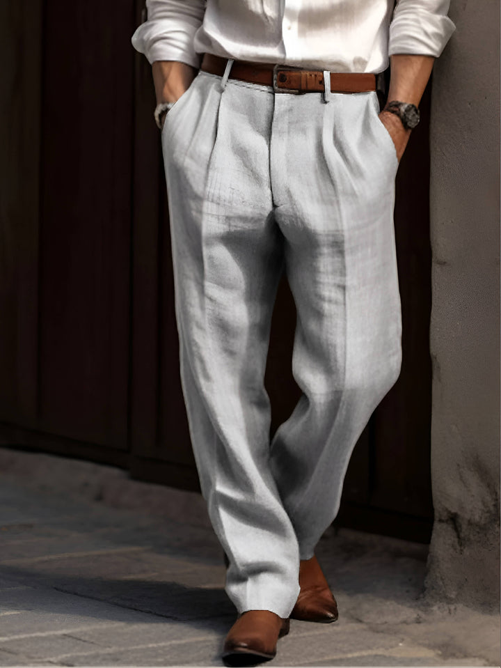 Magnus | Plisserede Bukser Herre Chinos Regular Fit