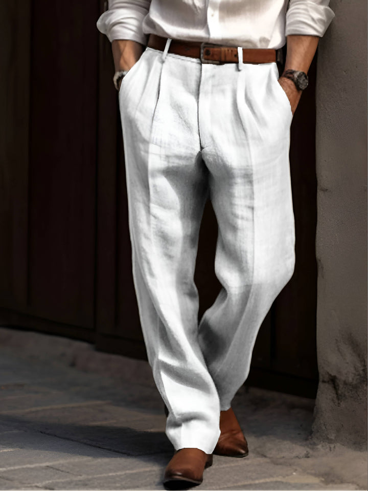 Magnus | Plisserede Bukser Herre Chinos Regular Fit