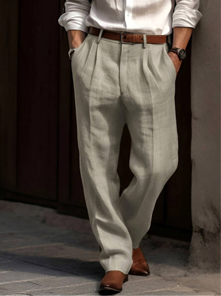 Magnus | Plisserede Bukser Herre Chinos Regular Fit