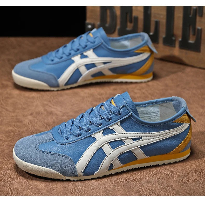 Magnus | Sneakers Herre Retro Runner Ruskind Snørebånd