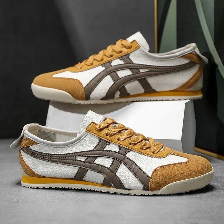 Magnus | Sneakers Herre Retro Runner Ruskind Snørebånd