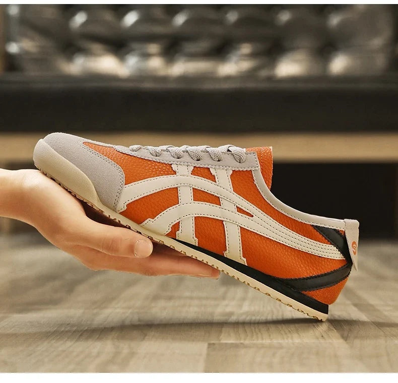 Magnus | Sneakers Herre Retro Runner Ruskind Snørebånd