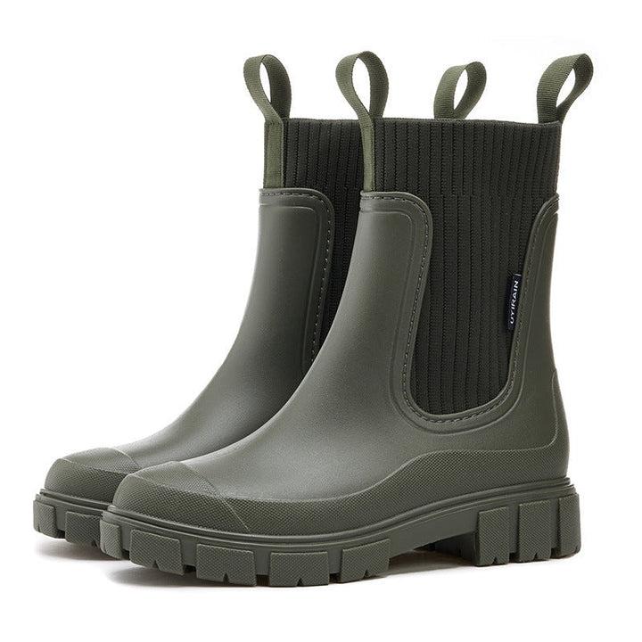 Maja | Ankelstøvler Dame Vandtætte Chelsea Boots Chunky Sål