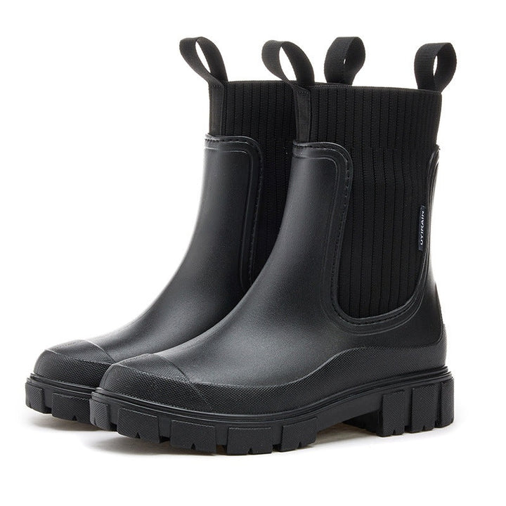 Maja | Ankelstøvler Dame Vandtætte Chelsea Boots Chunky Sål