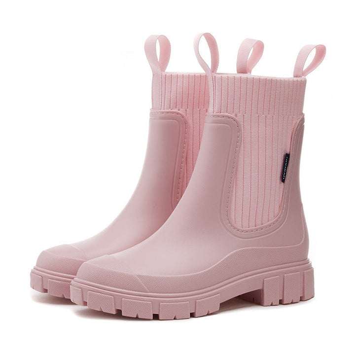 Maja | Ankelstøvler Dame Vandtætte Chelsea Boots Chunky Sål