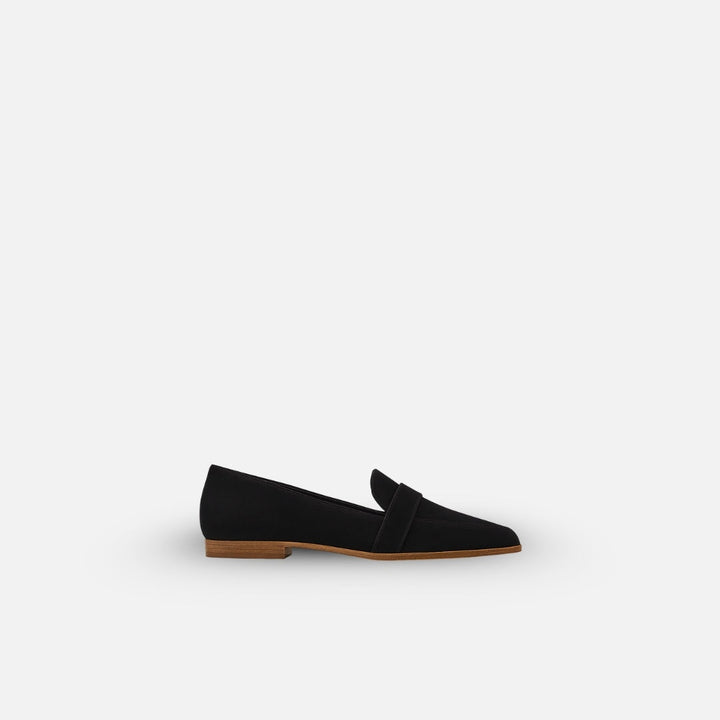 Mathilde | Loafer Sko i Ruskind Dame Oxford Flade