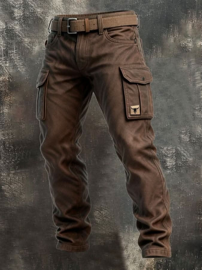 Mikkel | Cargo Bukser Herre Utility Bomuld Multipocket