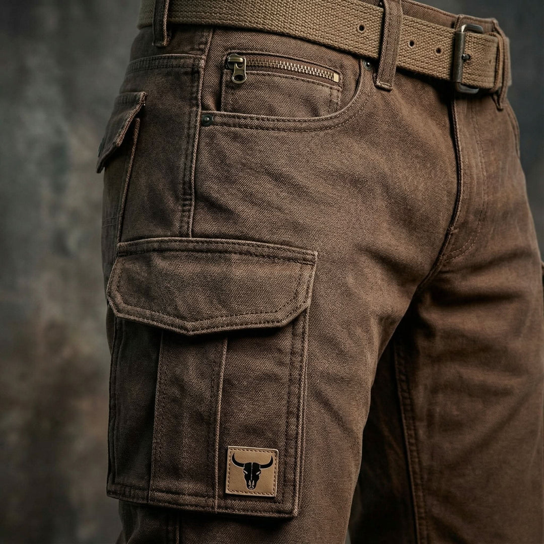 Mikkel | Cargo Bukser Herre Utility Bomuld Multipocket