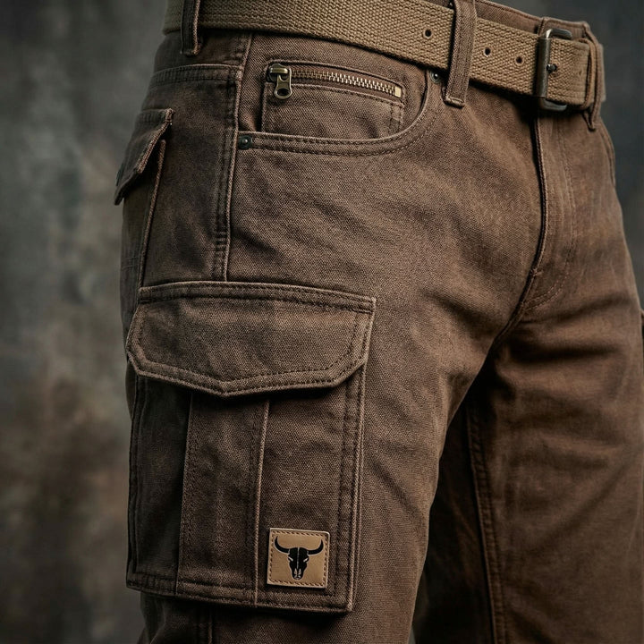 Mikkel | Cargo Bukser Herre Utility Bomuld Multipocket