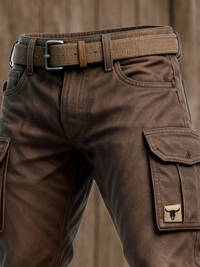 Mikkel | Cargo Bukser Herre Utility Bomuld Multipocket