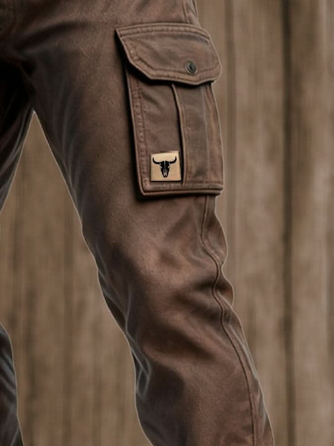 Mikkel | Cargo Bukser Herre Utility Bomuld Multipocket
