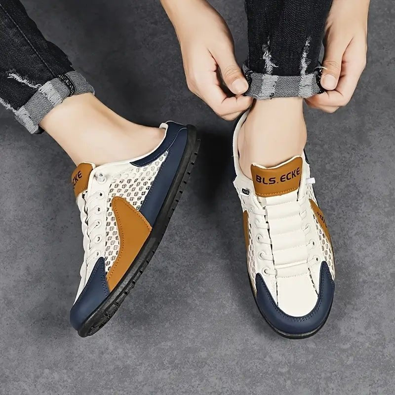 Mikkel | Sneakers Herre Slip-on Mule Snørebånd