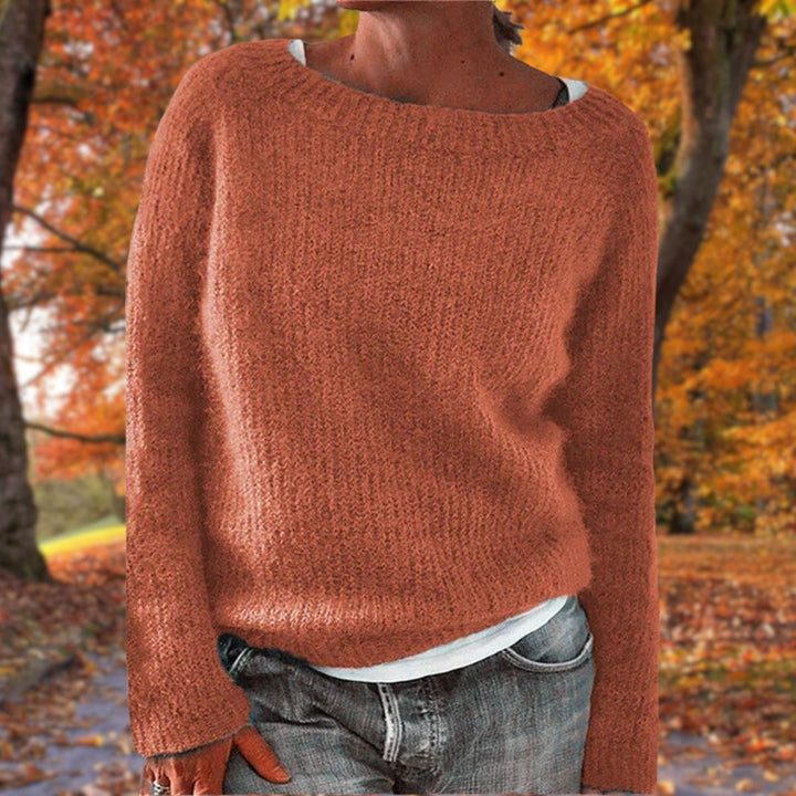 Mikkel | Sweater Dame Strik Rund Hals Langærmet