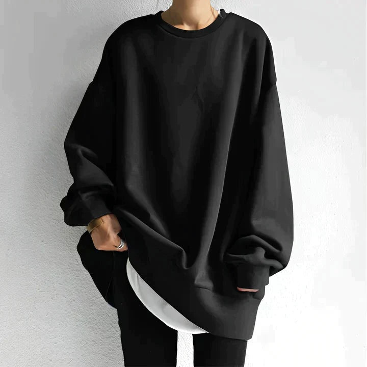 Morten | Oversized Sweater Herre Rund Hals Langærmet