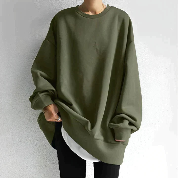 Morten | Oversized Sweater Herre Rund Hals Langærmet