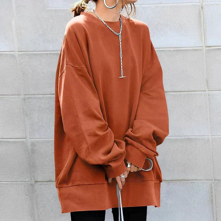 Morten | Oversized Sweater Herre Rund Hals Langærmet