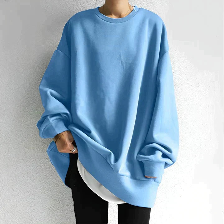 Morten | Oversized Sweater Herre Rund Hals Langærmet