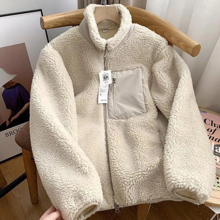 Nanna | Fleece Jakke Dame Teddy Lynlås