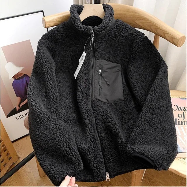 Nanna | Fleece Jakke Dame Teddy Lynlås