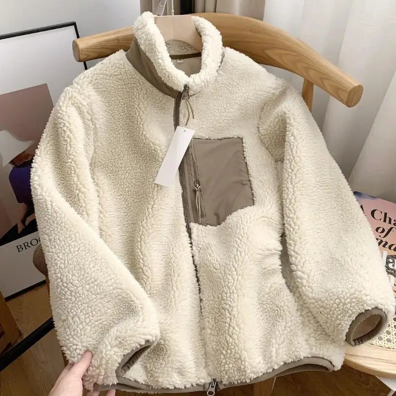 Nanna | Fleece Jakke Dame Teddy Lynlås