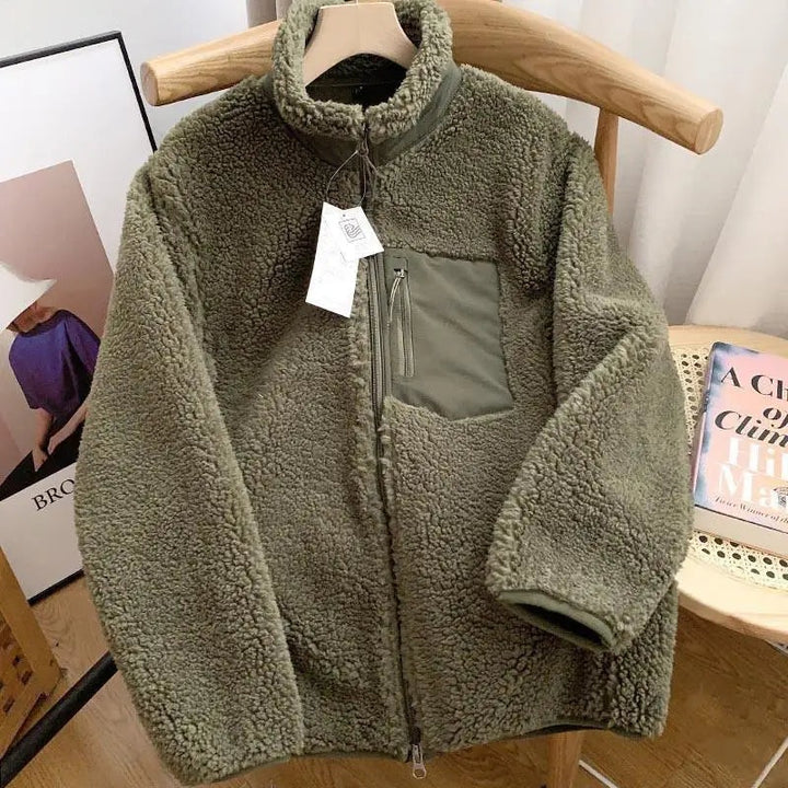 Nanna | Fleece Jakke Dame Teddy Lynlås