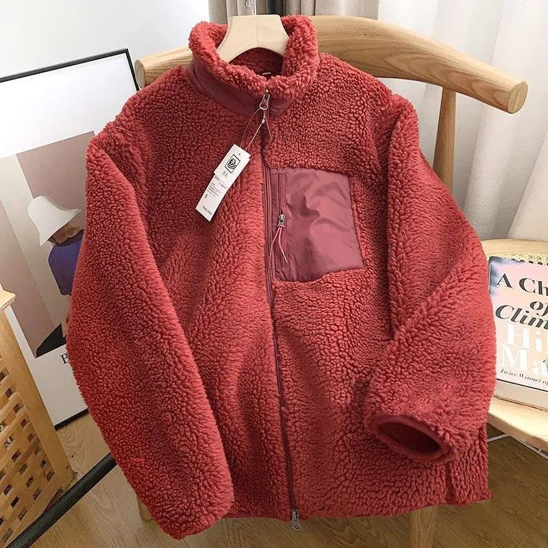 Nanna | Fleece Jakke Dame Teddy Lynlås