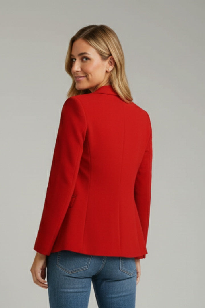 Pernille | Blazer Dame Enkeltknappet Notch-revers