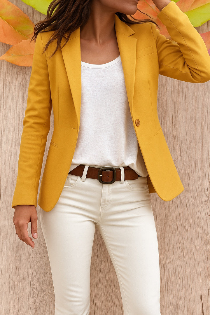 Rikke | Blazer Dame Enkeltknappet Slim Fit