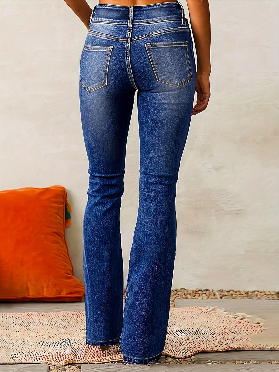 Rikke | Jeans Dame Høj Talje Bootcut Denim