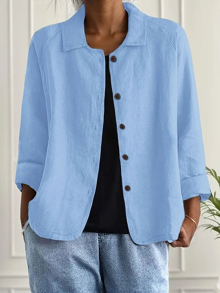 Signe | Jakke Dame Casual Knapper Let Overgangsjakke