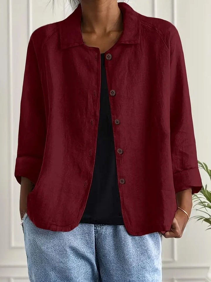 Signe | Jakke Dame Casual Knapper Let Overgangsjakke