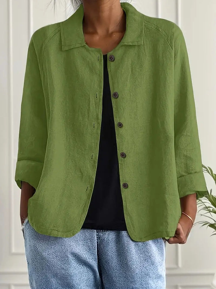 Signe | Jakke Dame Casual Knapper Let Overgangsjakke