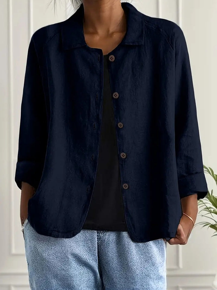 Signe | Jakke Dame Casual Knapper Let Overgangsjakke