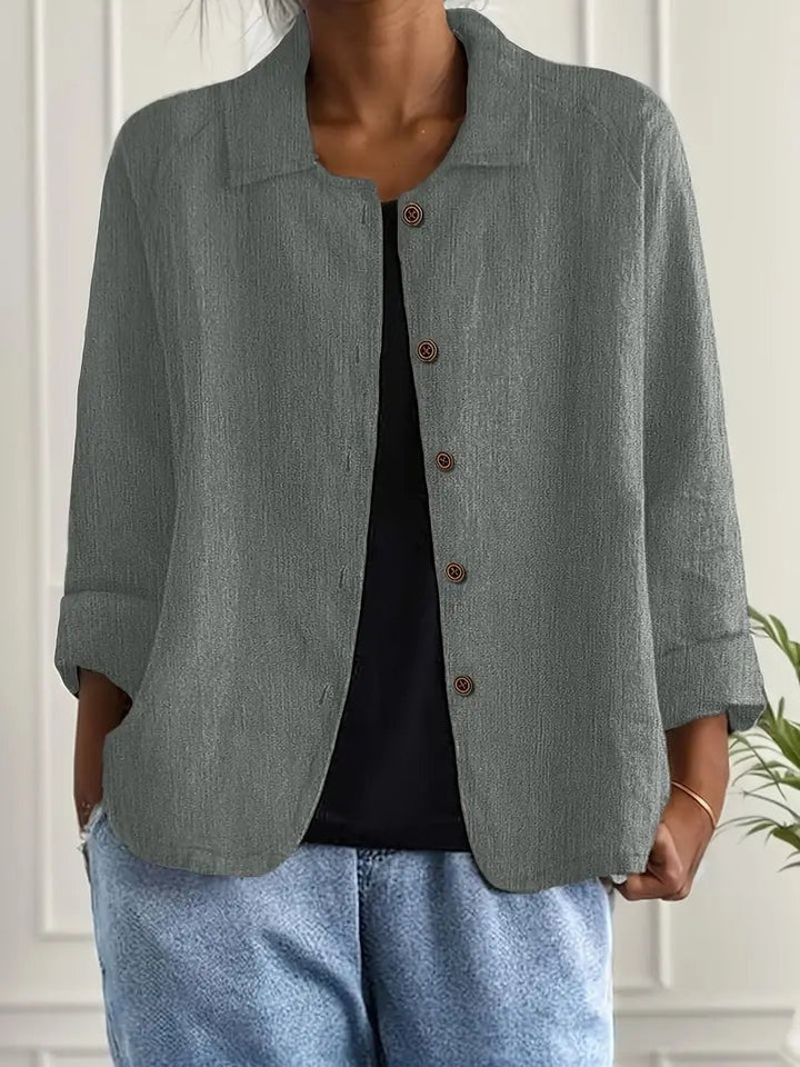 Signe | Jakke Dame Casual Knapper Let Overgangsjakke